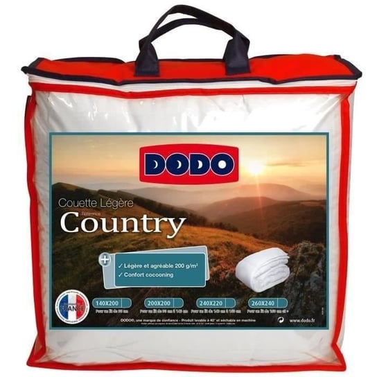 Lekka kołdra DODO Country - 240 x 260 cm - biała Dodo