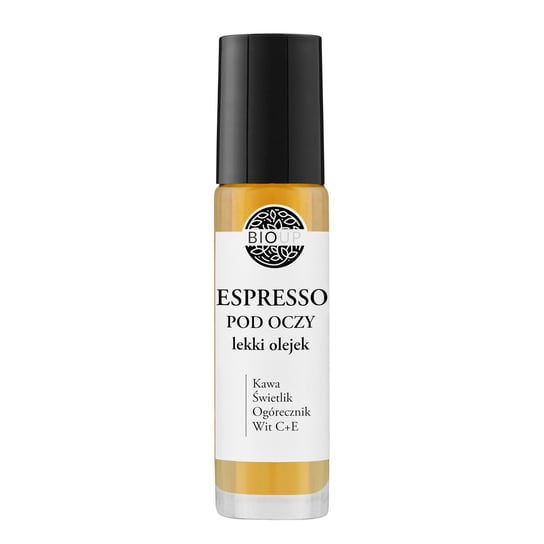 Lekki olejek pod oczy Espresso – elastyczność i poprawa nawilżenia -10ml - BIOUP Bioup