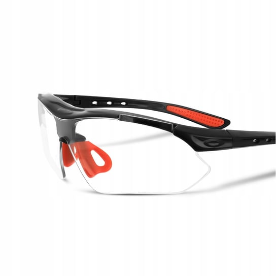 LEKKIE i MOCNE okulary ochronne bezbarwne na rower Inna marka
