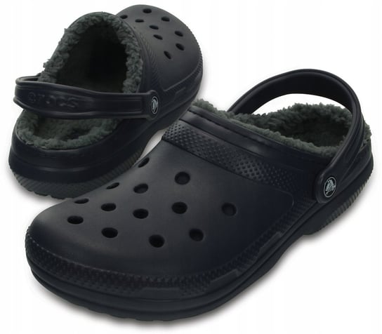 Lekkie Klapki Męskie Ocieplane Chodaki Crocs 43,5 Crocs