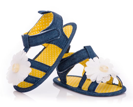 Lekkie przewiewne buciki sandałki dla małej dziewczynki na ciepłe dni 19/20 ATTRACTIVE