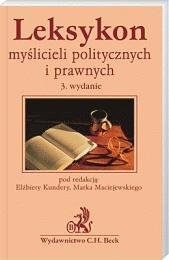 Leksykon Myślicieli Politycznych i Prawnych Sadowski Mirosław, Scheffler Tomasz, Marszał Maciej