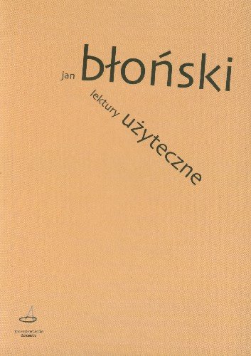 Lektury Użyteczne Błoński Jan