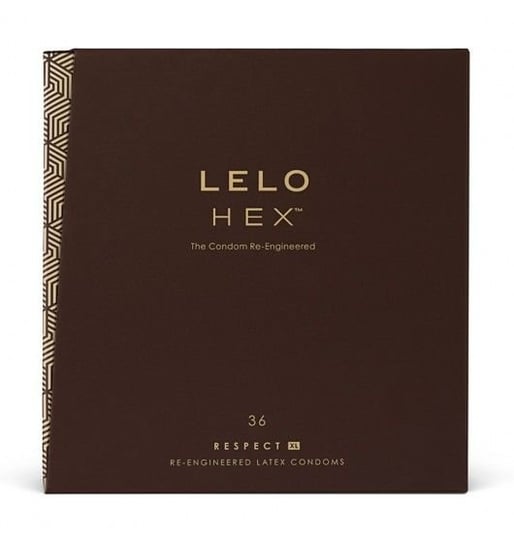 Lelo, Hex Respect XL, prezerwatywy lateksowe, 36 szt. LELO