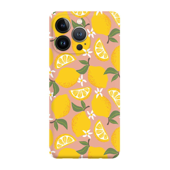 Lemoniada - iPhone 13 Pro Etui matowe brzoskwiniowy róż [TIF 26E] PieceofCase