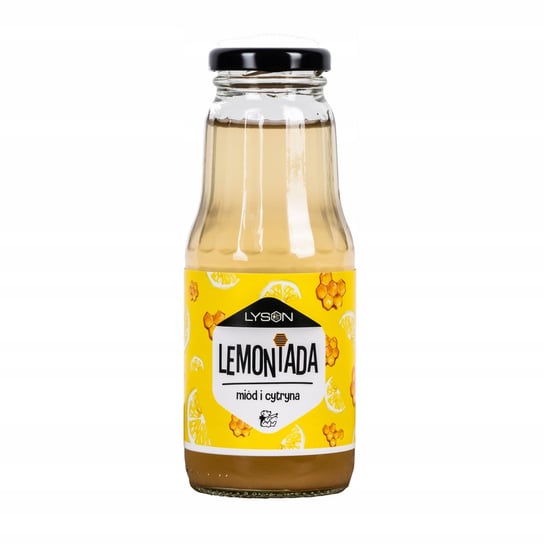 Lemoniada miód cytryna bez cukru naturalna ŁYSOŃ