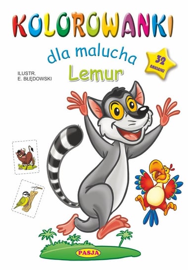 Lemur kolorowanki dla malucha Błędowski Ernest