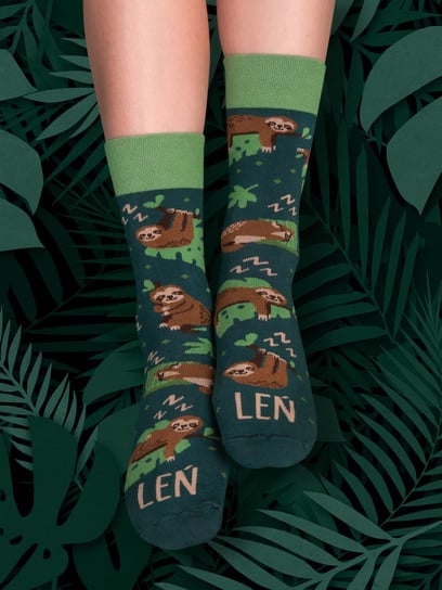 LEŃ / skarpety Nadwyraz.com