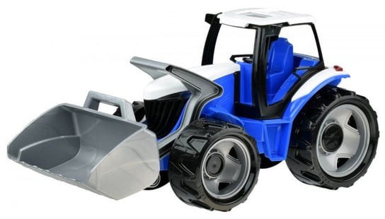 Lena, Traktor z łyżką luzem w szarym kartonie Niebieski Lena