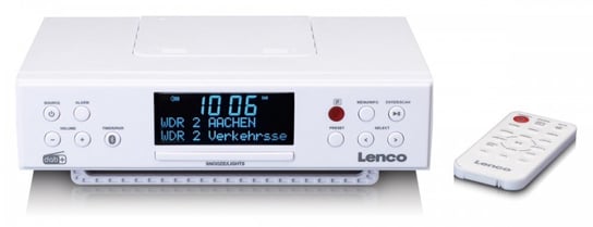 Lenco KCR-190WH - Radio kuchenne FM/DAB z Bluetooth Lenco