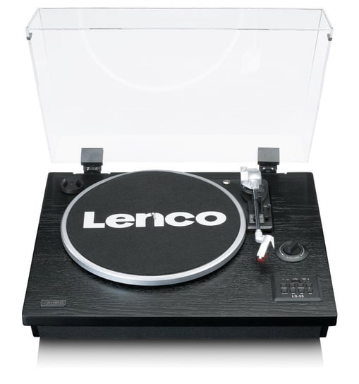 Lenco Ls-55Bk - Gramofon Z Bluetooth, Usb I Wbudowanymi Głośnikami Lenco