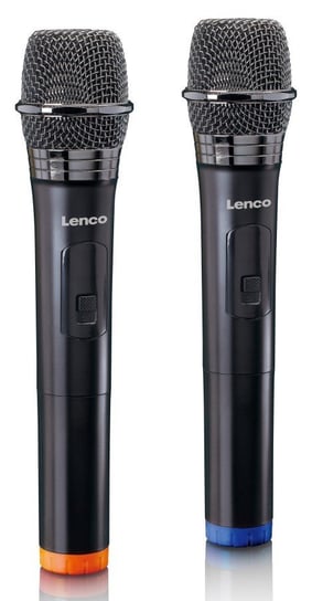 Lenco MCW-020BK - zestaw 2 dynamicznych mikrofonów bezprzewodowych Lenco