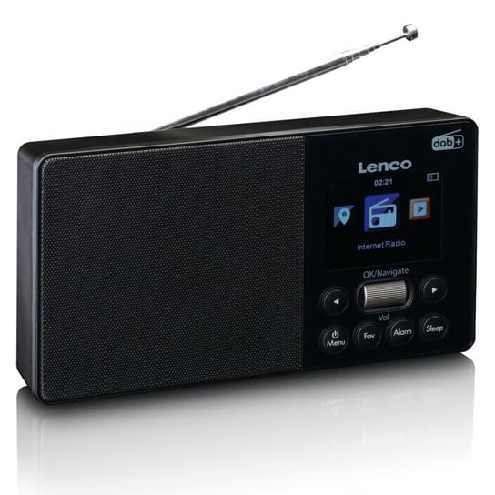 Lenco Pir-510Bk - Przenośne Radio Internetowe Z Tunerem Dab+ / Fm Lenco