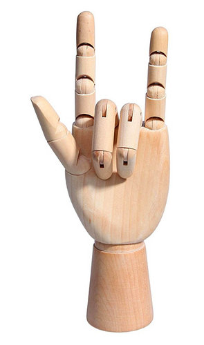 Leniar Model dłoni drewniany 15 cm prawa LENIAR