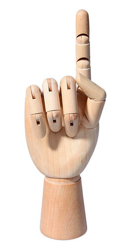 Leniar Model dłoni drewniany 25 cm prawa LENIAR