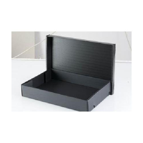 Leniar Pudełko A4 z pokrywką czarne 235x330x55mm LENIAR