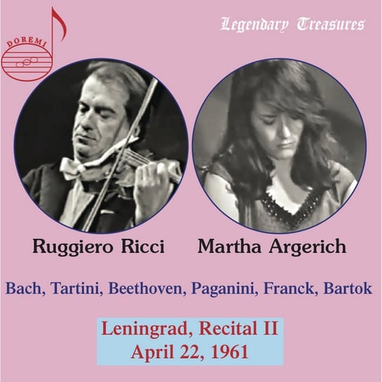 Leningrad Recital II, 1961 Argerich Martha, Ricci Ruggiero
