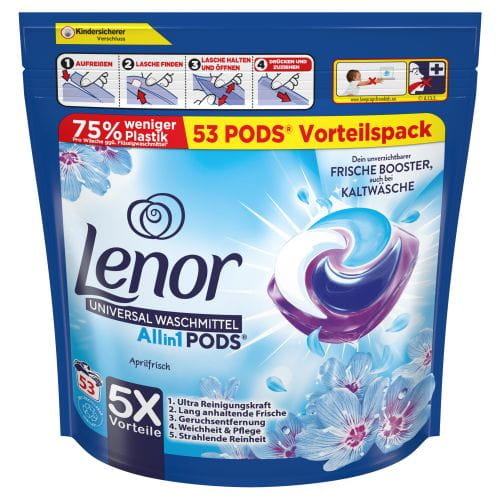 Lenor All In 1 Pods Universal Aprilfrisch 53P 1Kg Inny producent