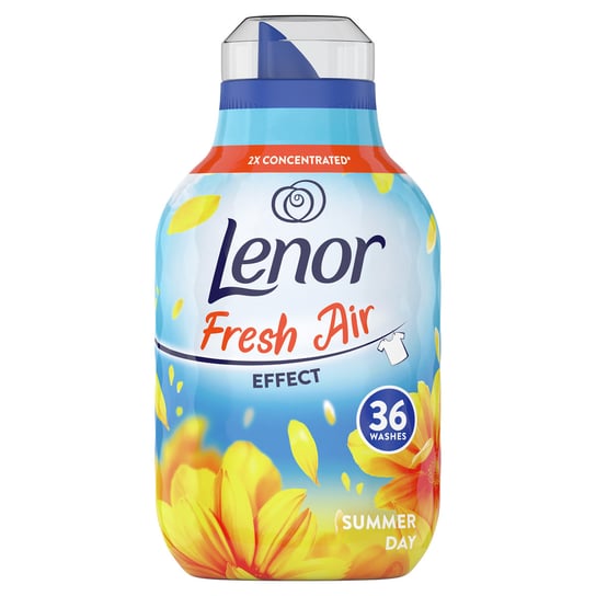 Lenor, Fresh Air Effect Summer Day, Płyn zmiękczający do płukania tkanin, 36 prań Lenor