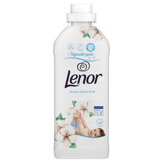 Lenor Sensitive Cotton Freshness Płyn do Płukania Tkanin Hipoalergiczny 700ML (28 Prań) Lenor