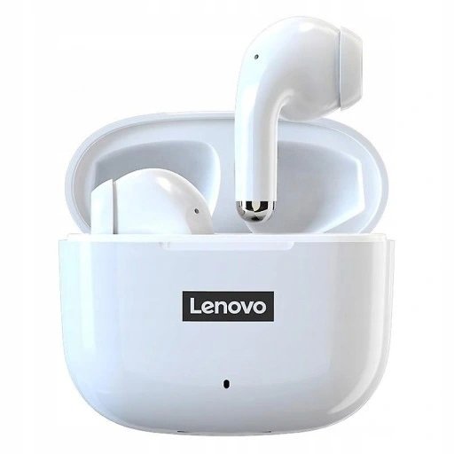 Lenovo Lp40 Pro Bt - Białe / Słuchawki Bezprzewodowe Dokanałowe Lenovo Lp40 Bt Lenovo