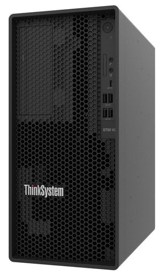 Lenovo ThinkSystem ST50 V2 Xeon E-2324G  (4Core 3.1GHz 8MB Cache/65W), SW RAID, 2x1TB SATA, 1x16GB 3200MHz ECC UDIMM, 500W 94% Efficiency, No DVD, 3Y Basic OnSite NBD Lenovo