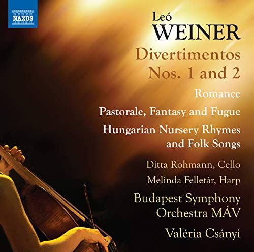 Leo Weiner Divertimentos Nos. 1 And 2 / Romance / Pastorale. Fantasy And Fugue / Hungarian Nursery Rhymes And Folk Songs Various Artists