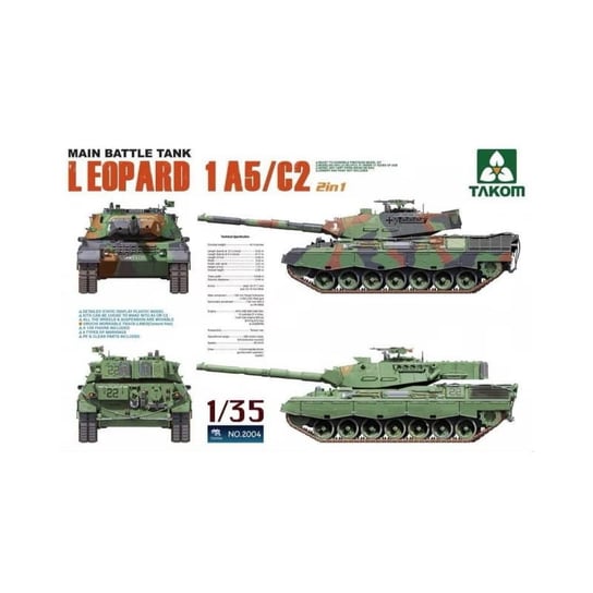 Leopard 1 A5/C2 1:35 Takom 2004 Takom