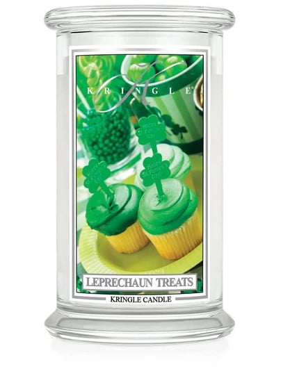 Leprechaun Treats - Kringle Candle - duża świeca z dwoma knotami (624g) - seria St.Patrick Day Kringle Candle