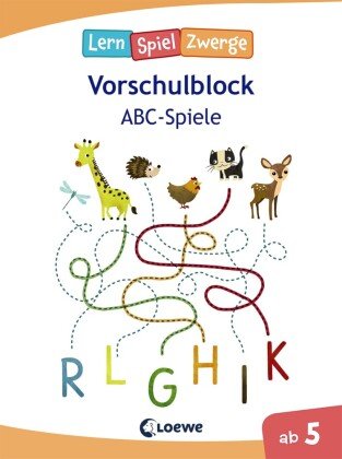 LernSpielZwerge Vorschulblock - ABC-Spiele Loewe Verlag
