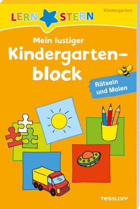 Lernstern: Mein lustiger Kindergartenblock. Rätseln und Malen ab 3 Jahren Tessloff Verlag, Tessloff Verlag Ragnar Tessloff Gmbh&Co. Kg