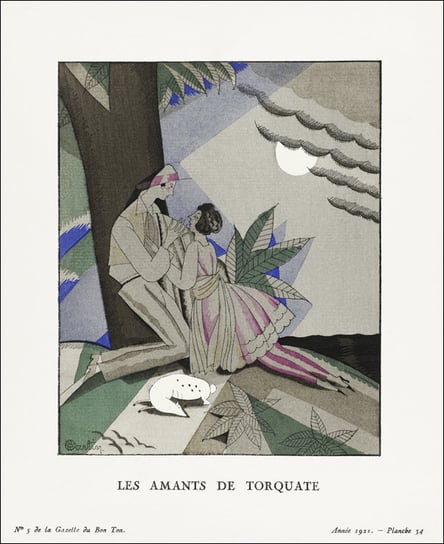 Les Gorgerettes, Charles Martin - plakat 29,7x42 cm Galeria Plakatu