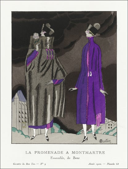 Les Gorgerettes, Charles Martin - plakat 29,7x42 cm Galeria Plakatu