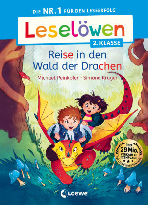 Leselöwen 2. Klasse - Reise in den Wald der Drachen Loewe Verlag