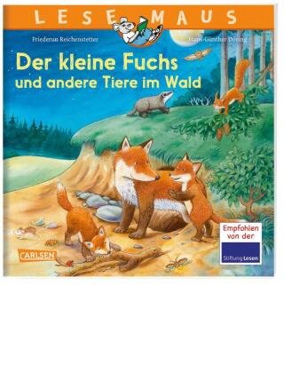 LESEMAUS 181: Der kleine Fuchs und andere Tiere im Wald Carlsen Verlag