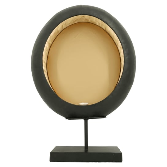 Lesli Living Owalny świecznik w formie jaja na stojaku, 39,5x13x60 cm Lesli Living