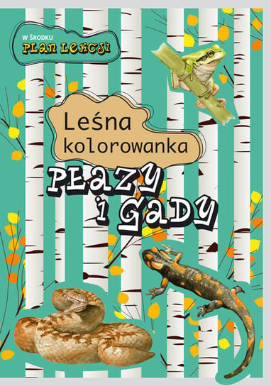 Leśna kolorowanka. Płazy i gady Kopiec-Sekieta Katarzyna, Goszczyńska Eliza