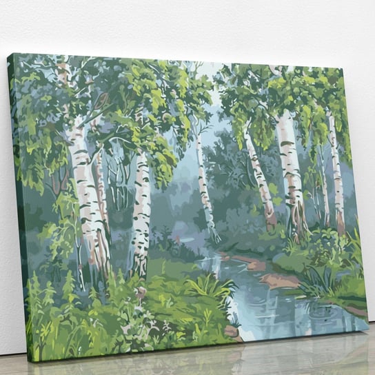 Leśny strumyk - Malowanie po numerach 50x40 cm ArtOnly