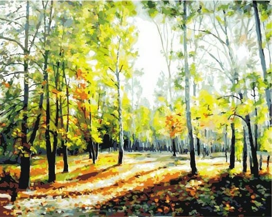 Leśny zagajnik - Malowanie po numerach 50x40 cm ArtOnly