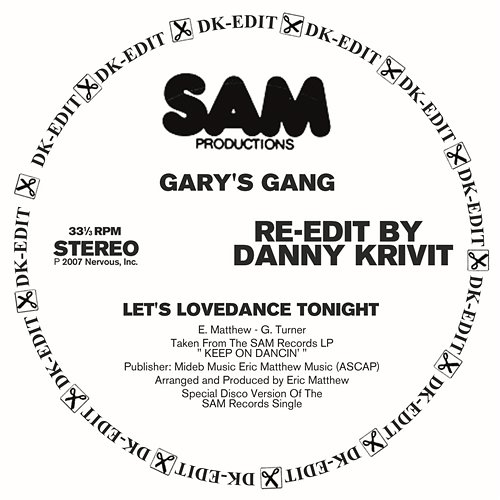 Let's Lovedance Tonight - Danny Krivit Re-Edit Gary's Gang