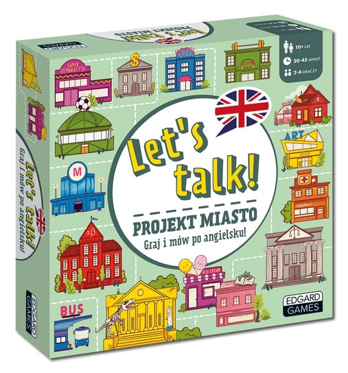 Let's talk. Projekt miasto, gra edukacyjna, Edgard Games Edgard Games