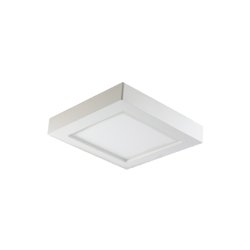 LETI LED, oprawa downlight, natynkowa, kwadratowa, 9W, 480lm, 3000K, biała, wbudowany zasilacz LED Orno ORNO