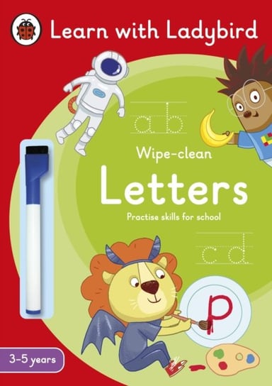 Letters: A Learn with Ladybird Wipe-Clean Activity Book 3-5 years: Ideal for home learning (EYFS) Opracowanie zbiorowe