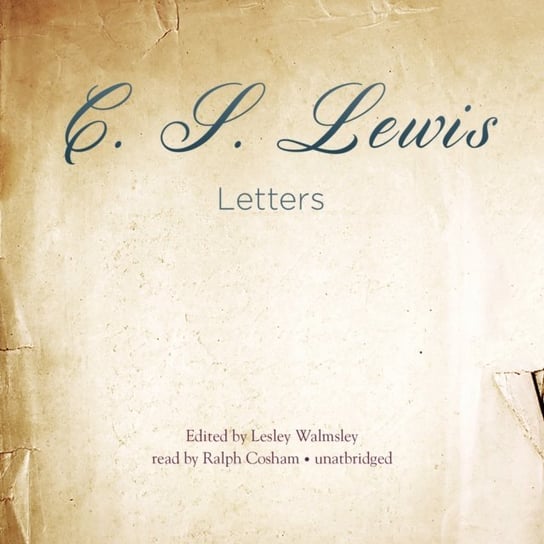 Letters Walmsley Leslie, Lewis C.S.