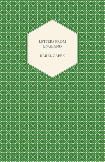 Letters from England Čapek Karel