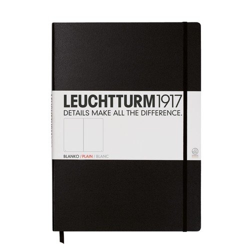 Leuchtturm, Notes Master Classic, 233 strony, gładki, czarny Leuchtturm