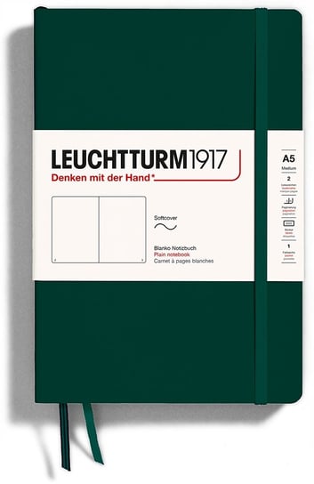 Leuchtturm1917 Notatnik Medium A5 Gładki Miękki Leuchtturm