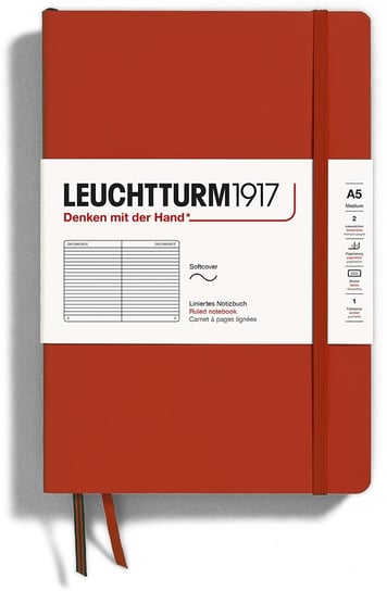Leuchtturm1917 Notatnik Medium A5 Linia Miękki Leuchtturm