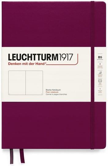 Leuchtturm1917 Notatnik Notes Twardy B5 Gładki Leuchtturm1917