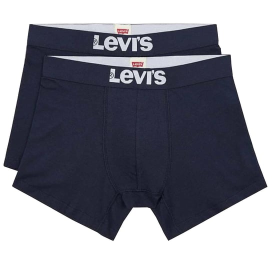 Levi's Boxer 2 Pairs Briefs 37149-0187, Mężczyzna, Bokserki, Granatowe Levi's